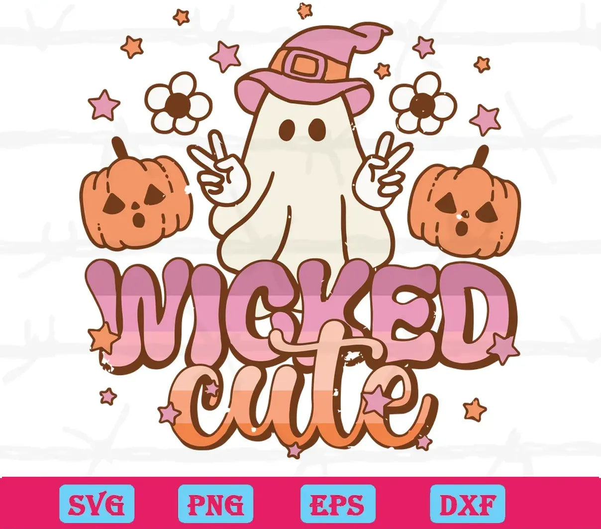 Halloween Wicked Cute, Transparent Background Files