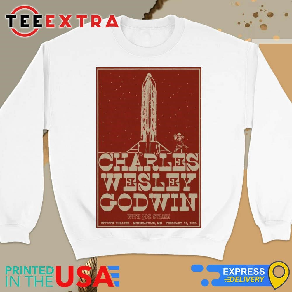 Official Charles Wesley Godwin Feb 14 2025 In Minneapolis MN Tour Shirt