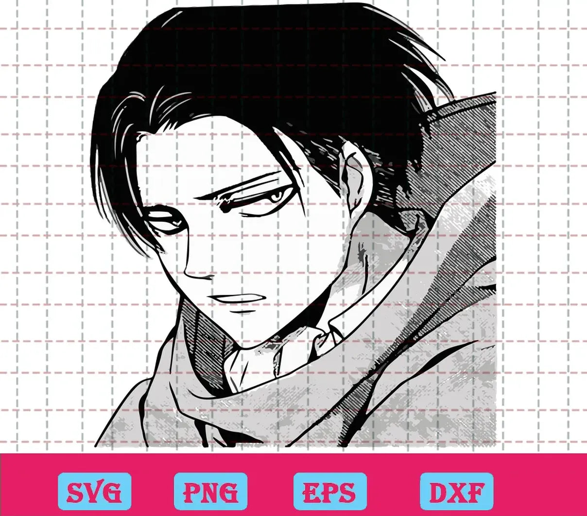 Levi Ackerman Attack On Titan Svg Free