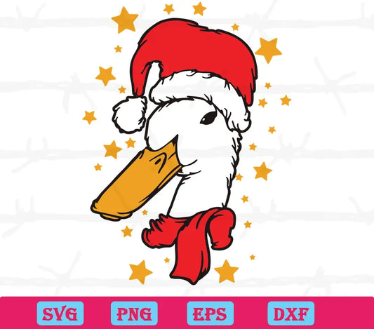 Honking Duck Christmas, Graphic Design