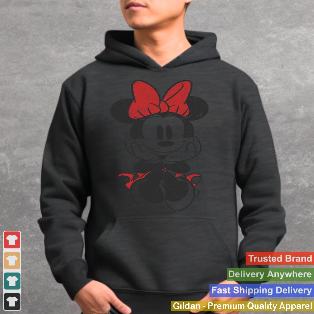 Disney Mickey And Friends Minnie Mouse Vintage Sitting Sweatshirt