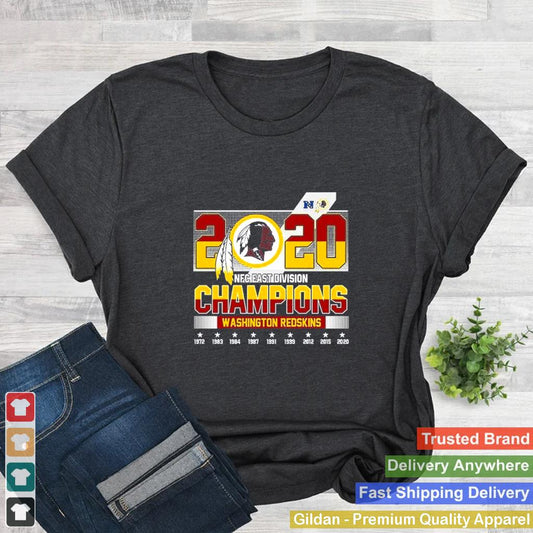 2020 NFC East Division Champions Washington Redskins shirt