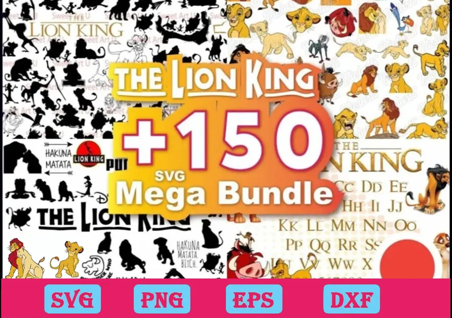 150 Files The Lion King svg