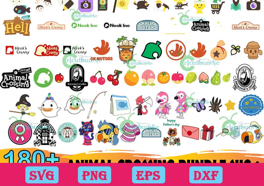 180+ Animal Crossing Bundle Svg