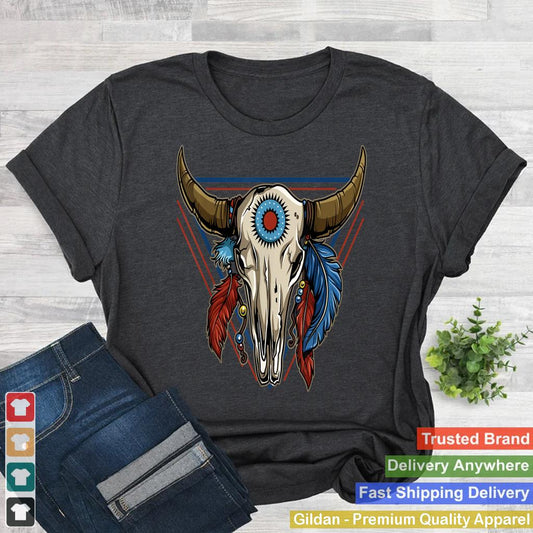 Native American Tribal Buffalo Skull