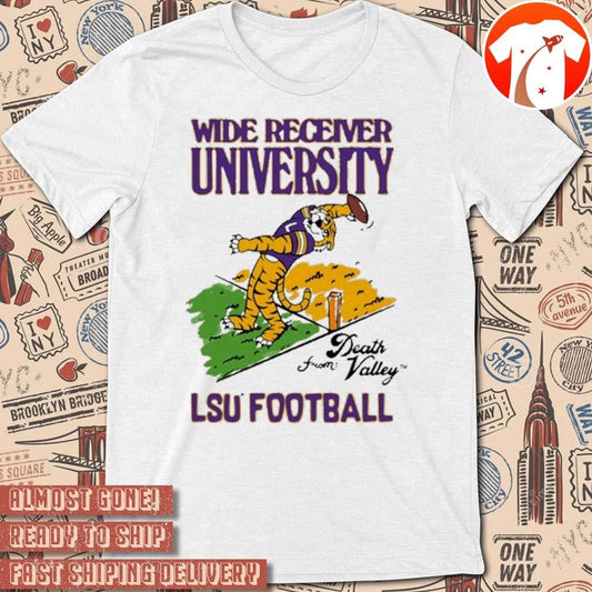 Official Tys Dyes LSU Football Wide Receiver University From Death Valley Painting t-shirt