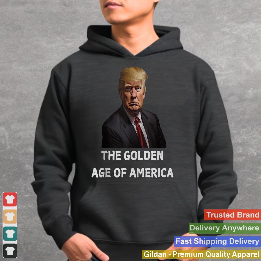 trump THE GOLDEN AGE OF AMERICA Tank Top