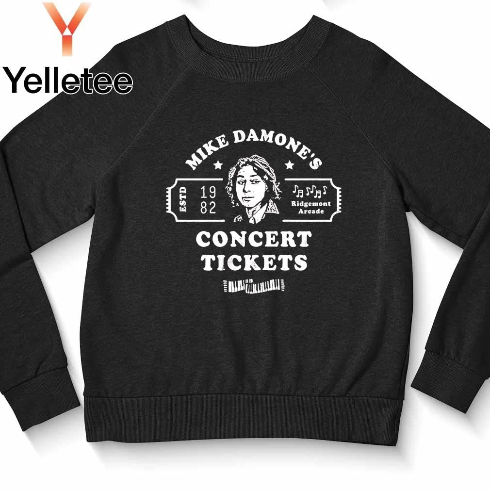 Mike Damone's estd 1982 Concert tickets vintage shirt