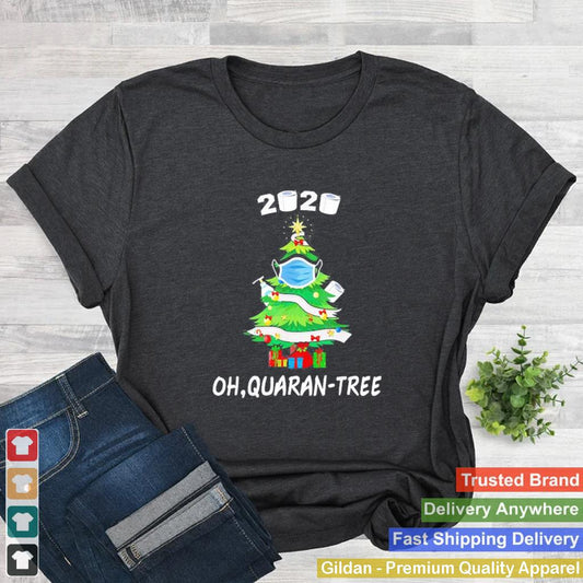 2020 Quarantine Christmas Tree Ornament Mask shirt