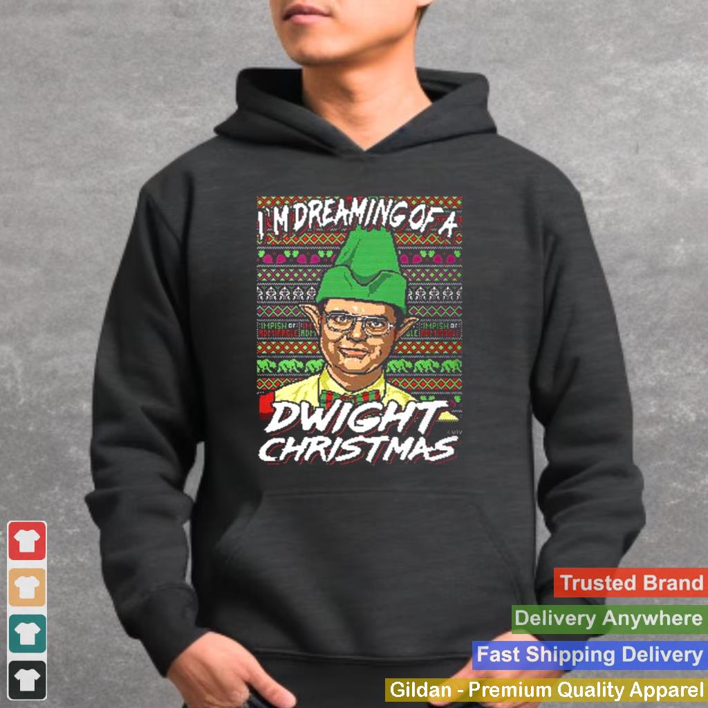 Im Dreaming Of A Dwight Christmas The Office Ugly Christmas shirt