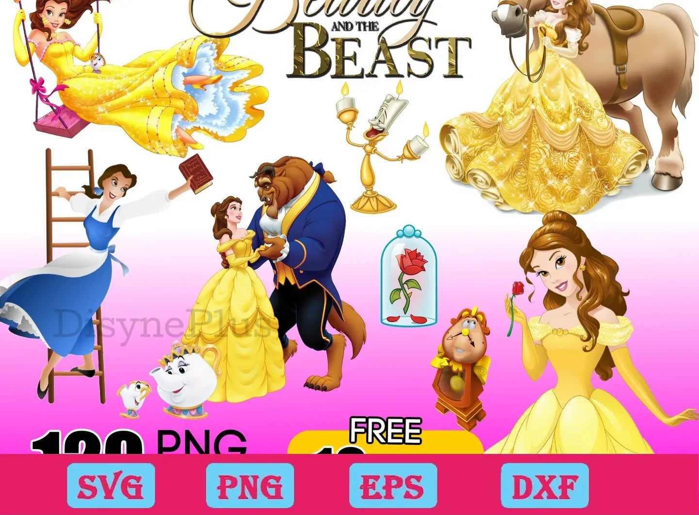 120 bundle Beauty In The Beast png