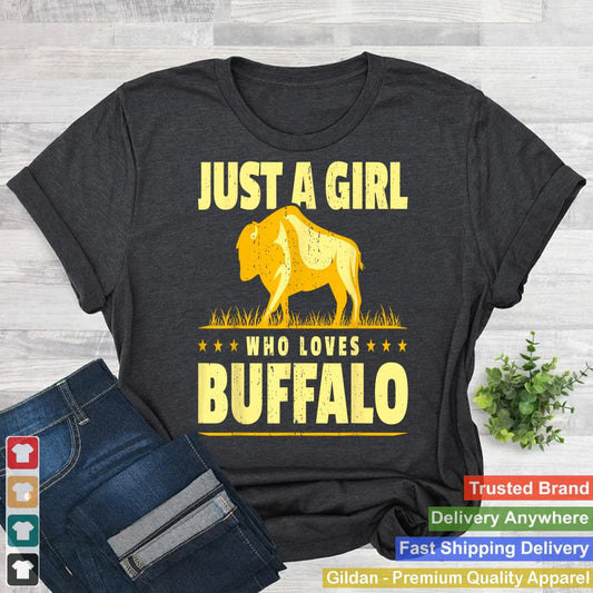 Girl Who Loves Buffalo I Women Buffalo I Daughter Buffalo