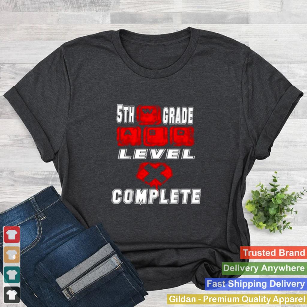 2021 5th Grade Level Complete Graduation Gamer Graduation Shirt