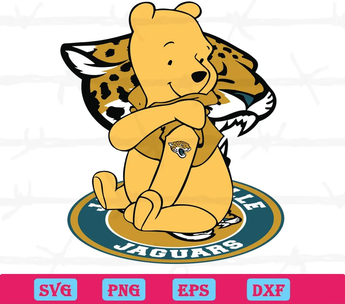 Winnie The Pooh Jacksonville Jaguars, Scalable Vector Graphics