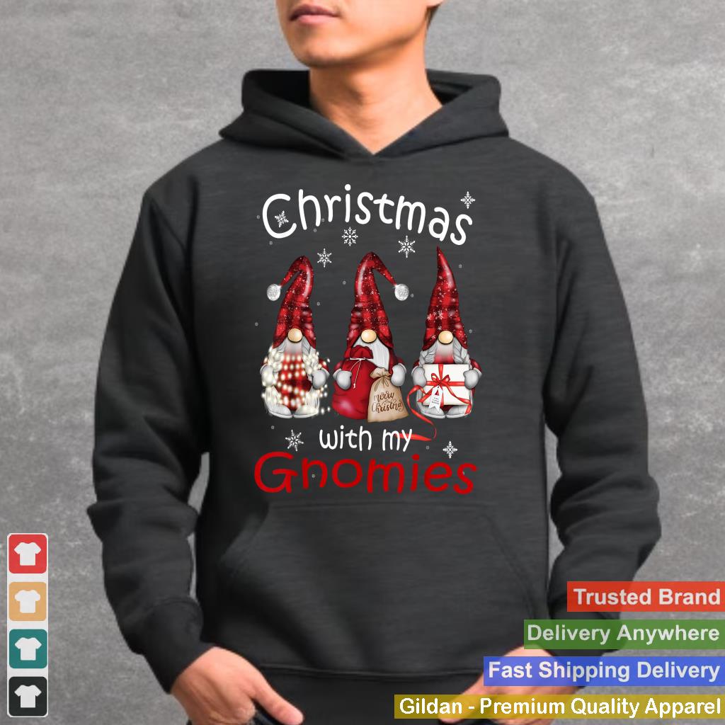 Gnome Family Christmas for Women Men - Buffalo Plaid