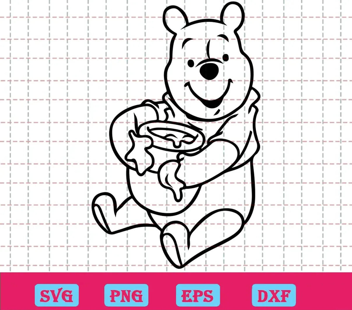 Winnie the Pooh svg, Free Disney svg, Bear svg