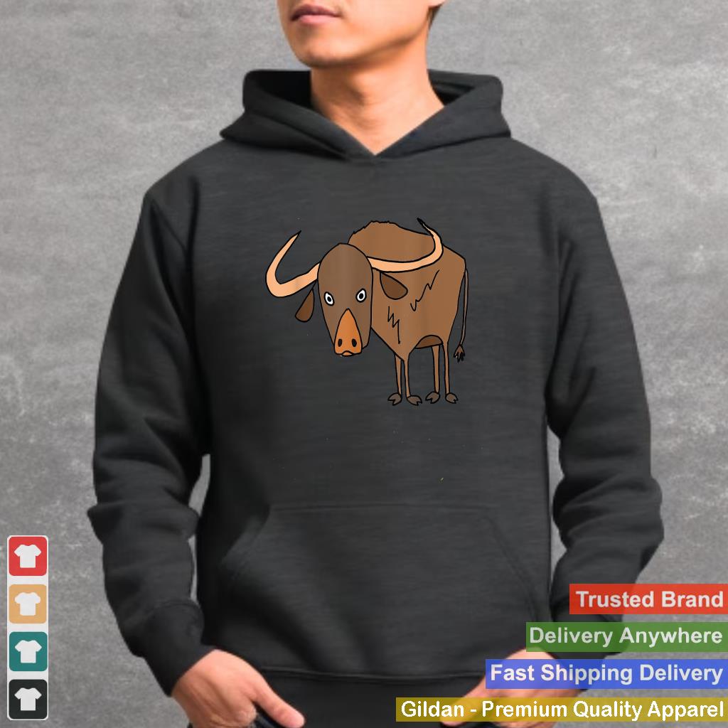 Smilealottees Funny Water Buffalo Cartoon