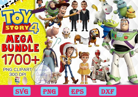 1700+ Toy Story Bundle Png Clipart