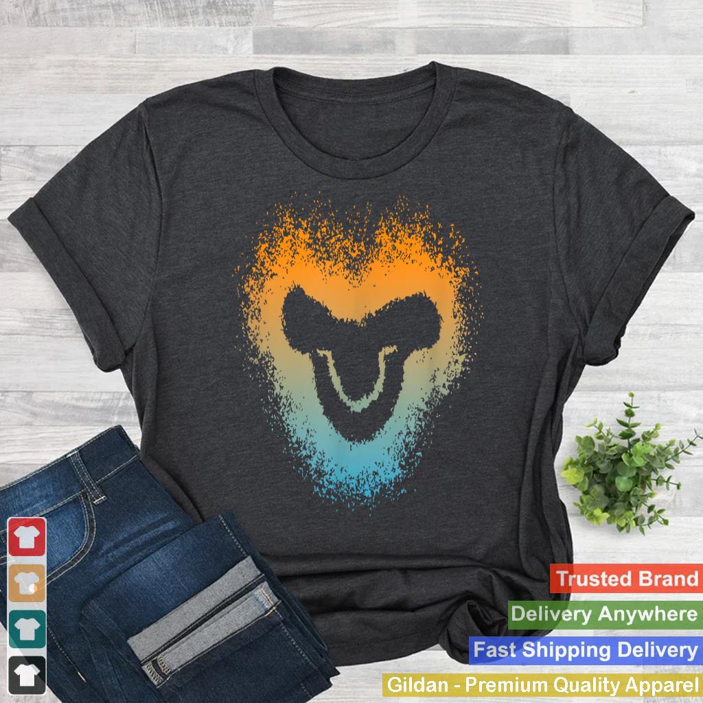 Disney The Lion King Simba Symbol Live Action Ombre T-Shirt