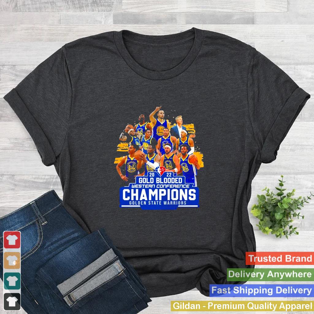 2022 Gold Blooded Western Conference Champions Golden State Warriors shirt