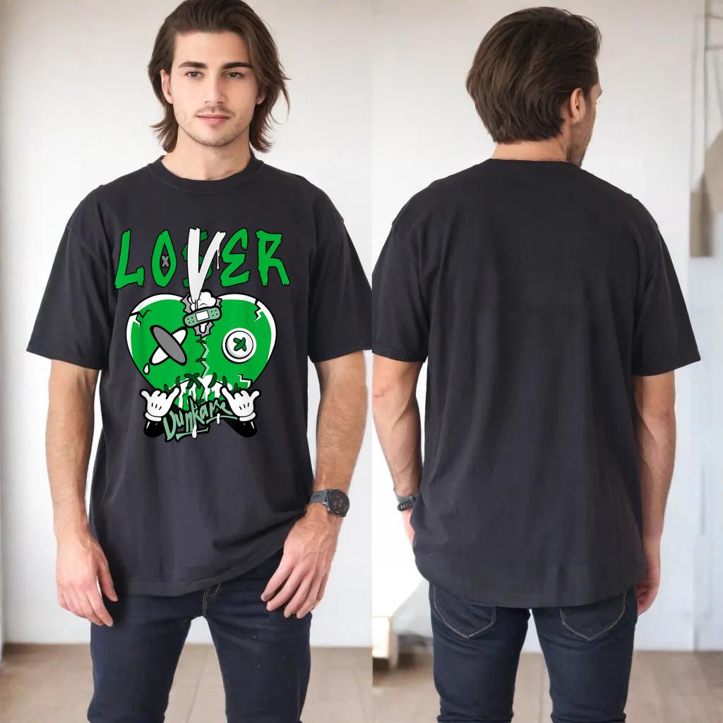 Loser Lover Drip Heart Dunkare Lucky Green 5S Matching