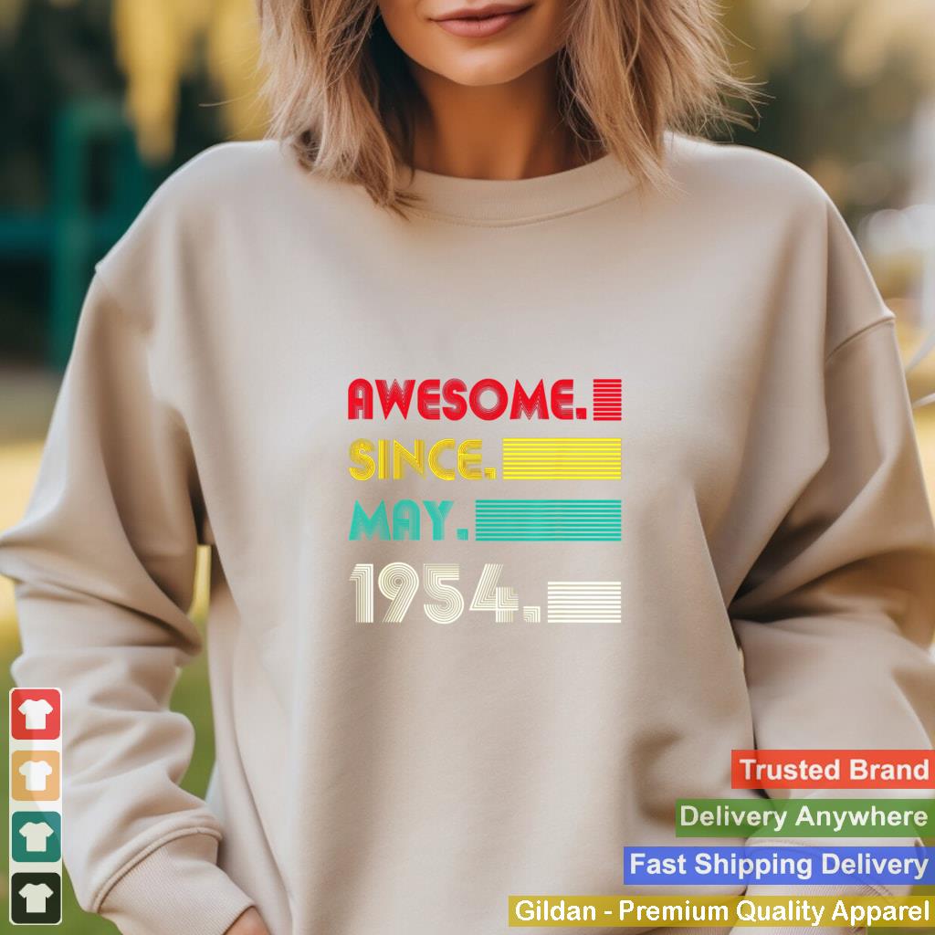 Awesome Since May 1954 67th Birthday 67Years Old Boy shirt