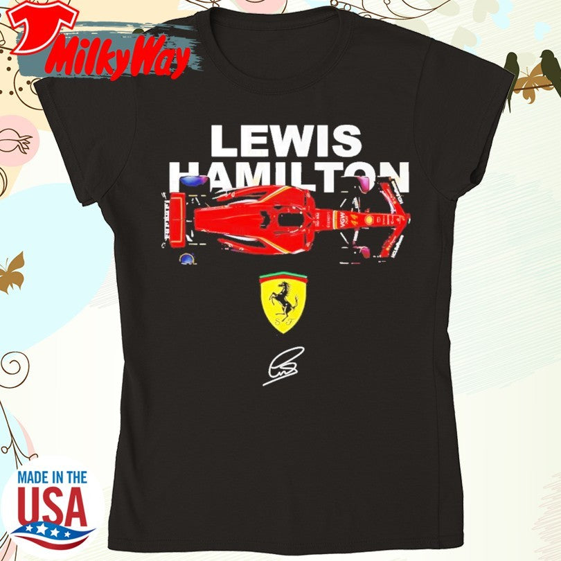 Official Lewis Hamilton Signature Unisex T-Shirt