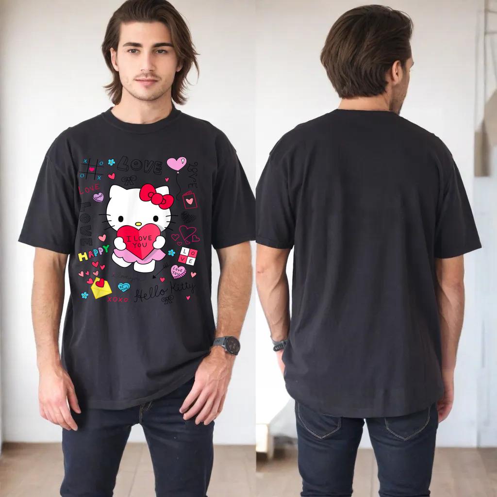 Hello Kitty Love Notes Valentine Tee Shirt