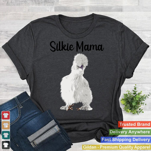 Funny Silkie Mama Design For Mom Women Silkie Chicken Lover