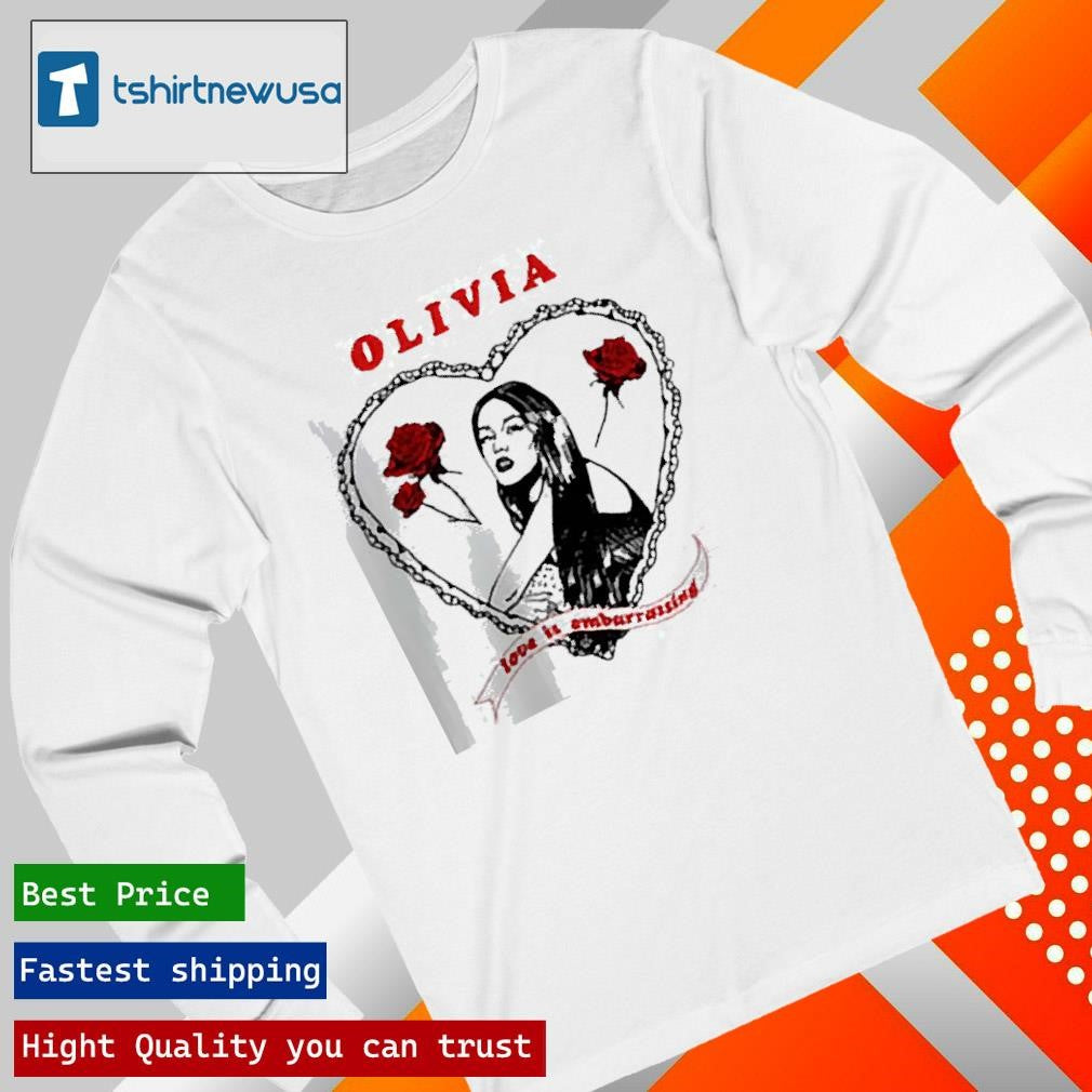 Best Olivia Rodrigo Love Is Embarrassing Two Sides Unisex 2025 T Shirt