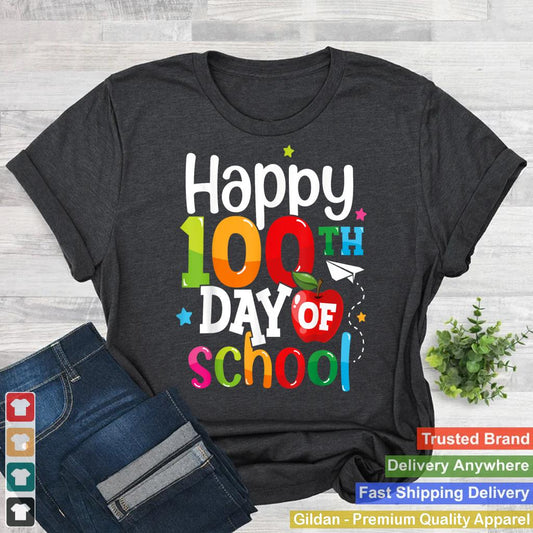 100 Days of School Teachers Kids Girls Boys Happy 100th Day