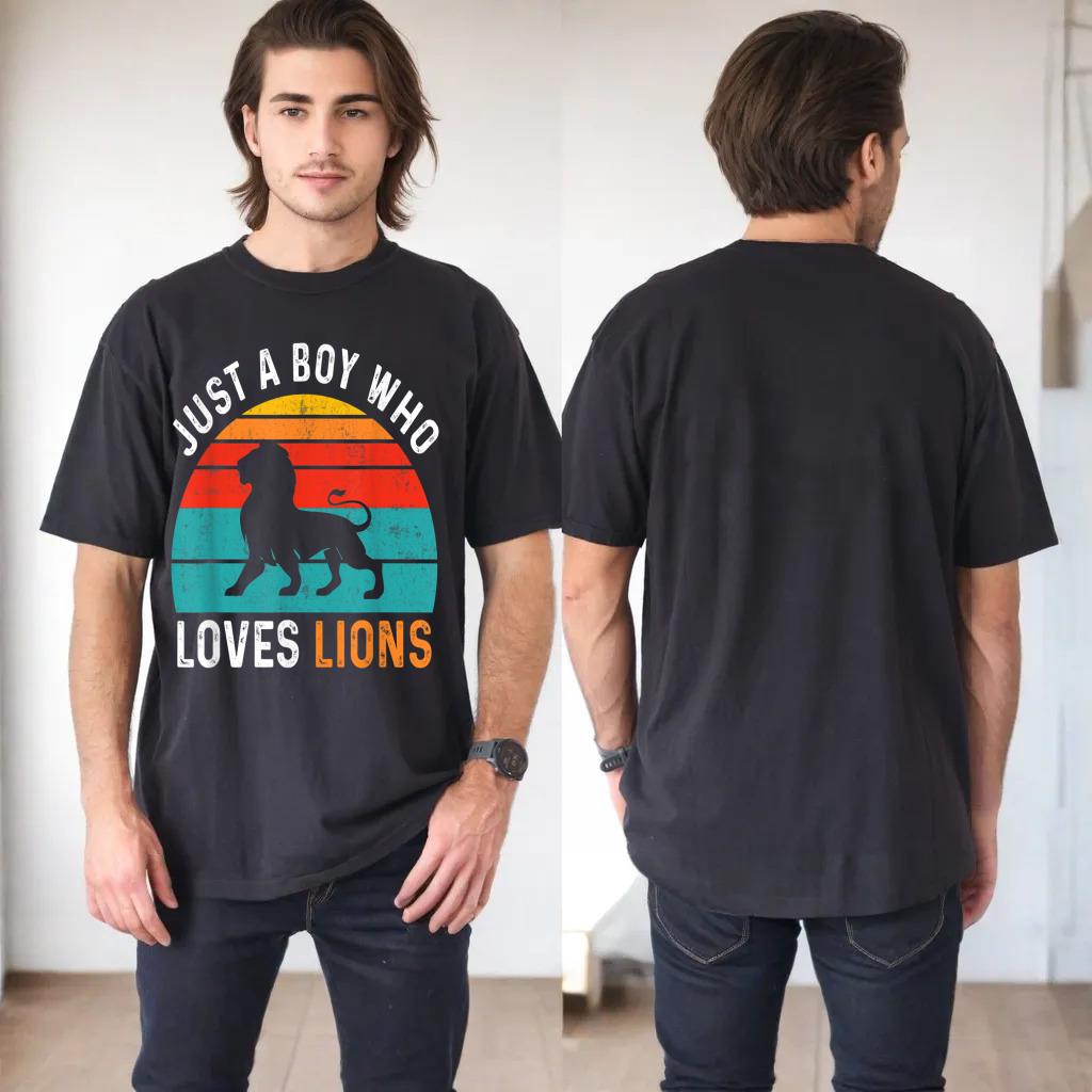 Just a Boy Who Loves Lions