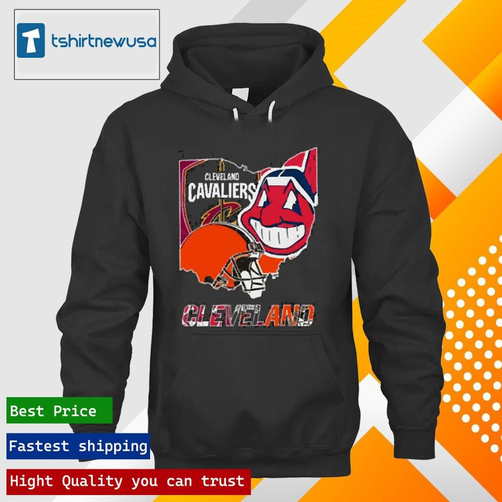 Premium Cleveland Cavaliers Cleveland India And Cleveland Browns Cleveland Logo 2024 Shirts