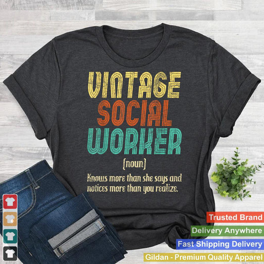 Vintage Social Worker - Community Public Servant Caseworker