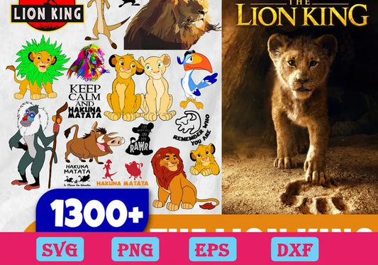 1300+ Lion King Bundle Svg