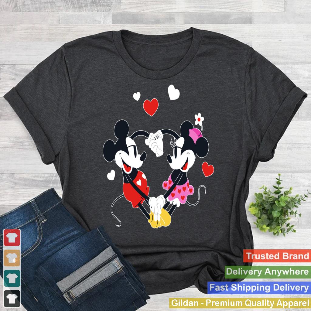 Disney Mickey and Minnie Hearts Valentineu2019s Day Sweatshirt