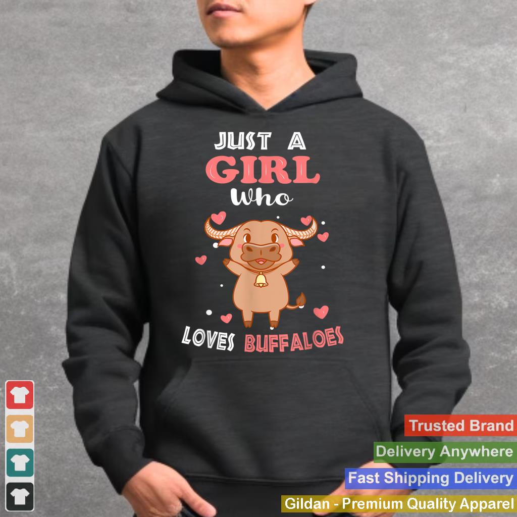 Just a Girl Who Loves Buffaloes - Funny Buffalo Lover Girl