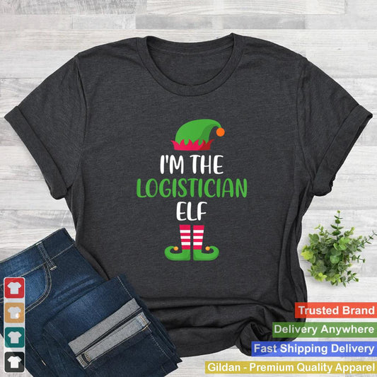 Im The Logistician Elf Christmas Family Matching Group T Shirt