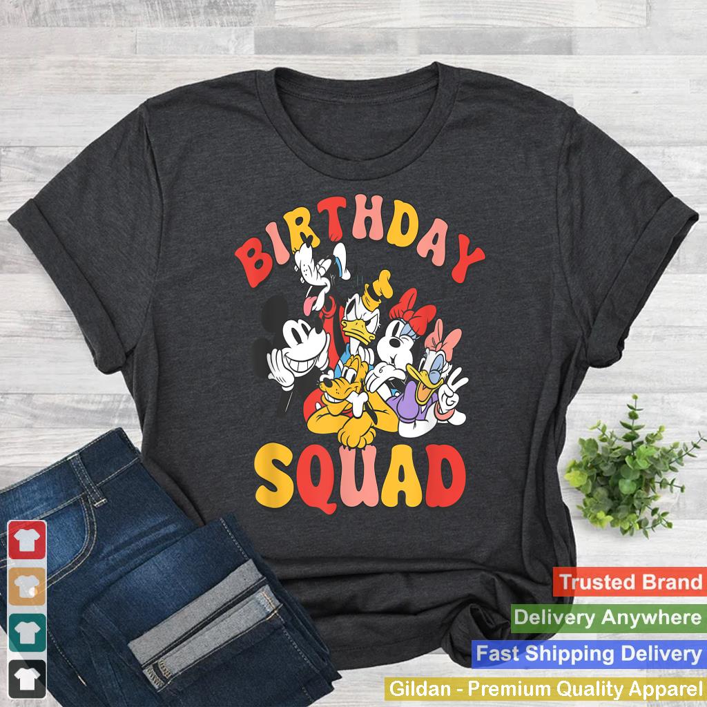 Disney Mickey And Friends Birthday Squad Vintage Group