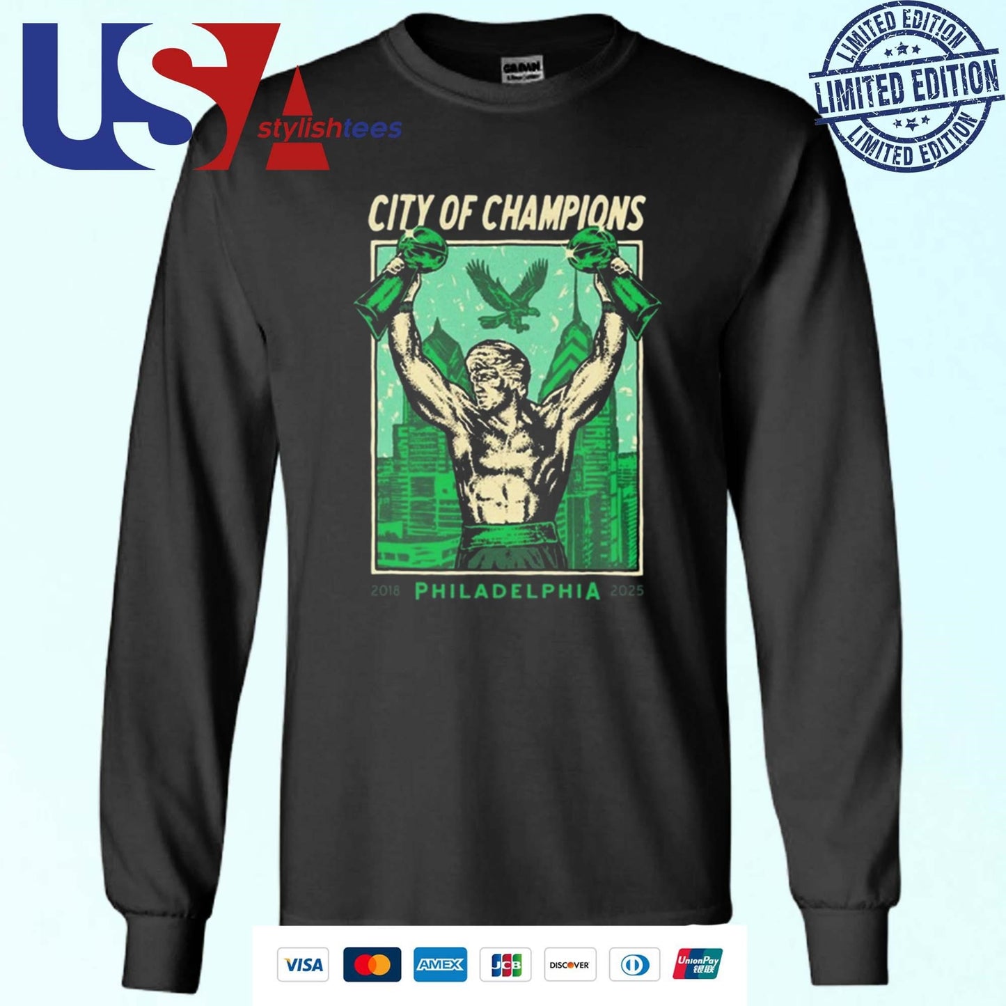 2018-2025 City Of Champions Philadelphia Shirt