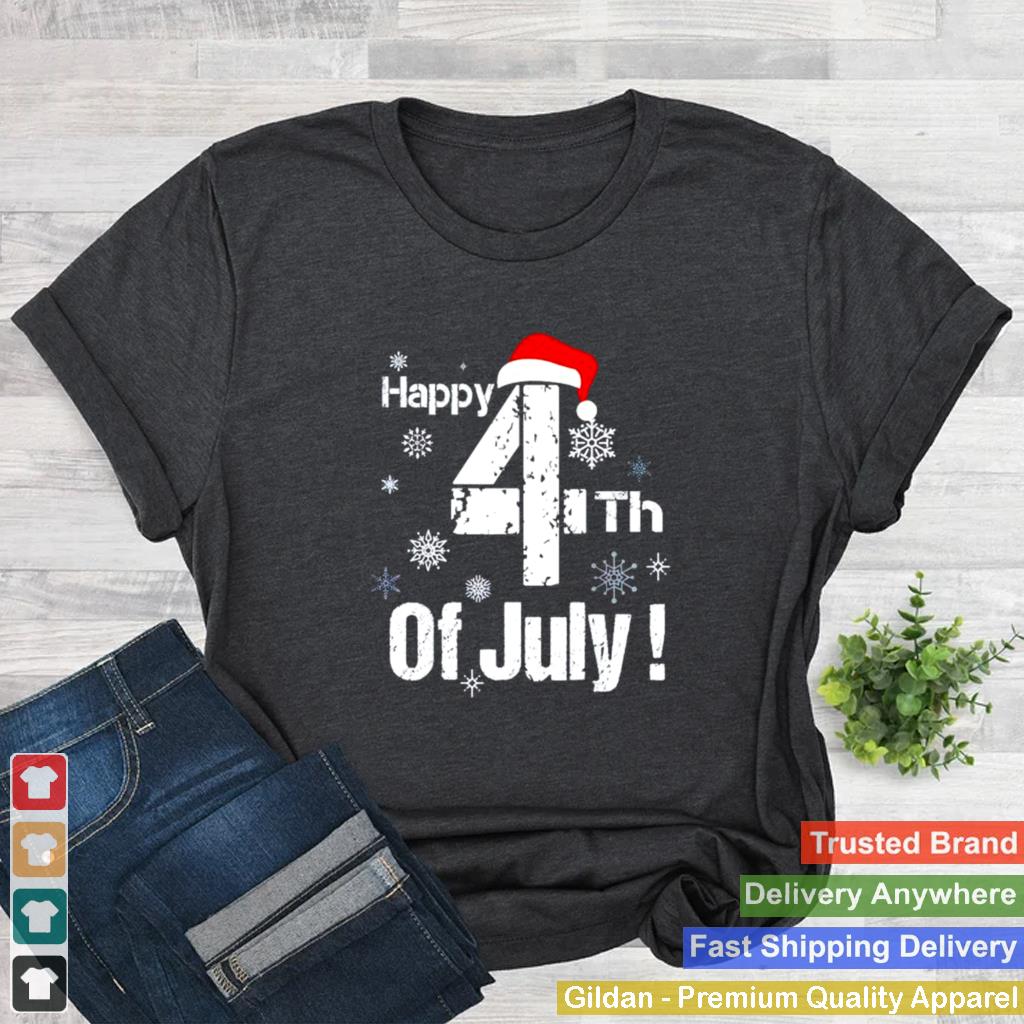 Awesome happy 4th of July Christmas shirt