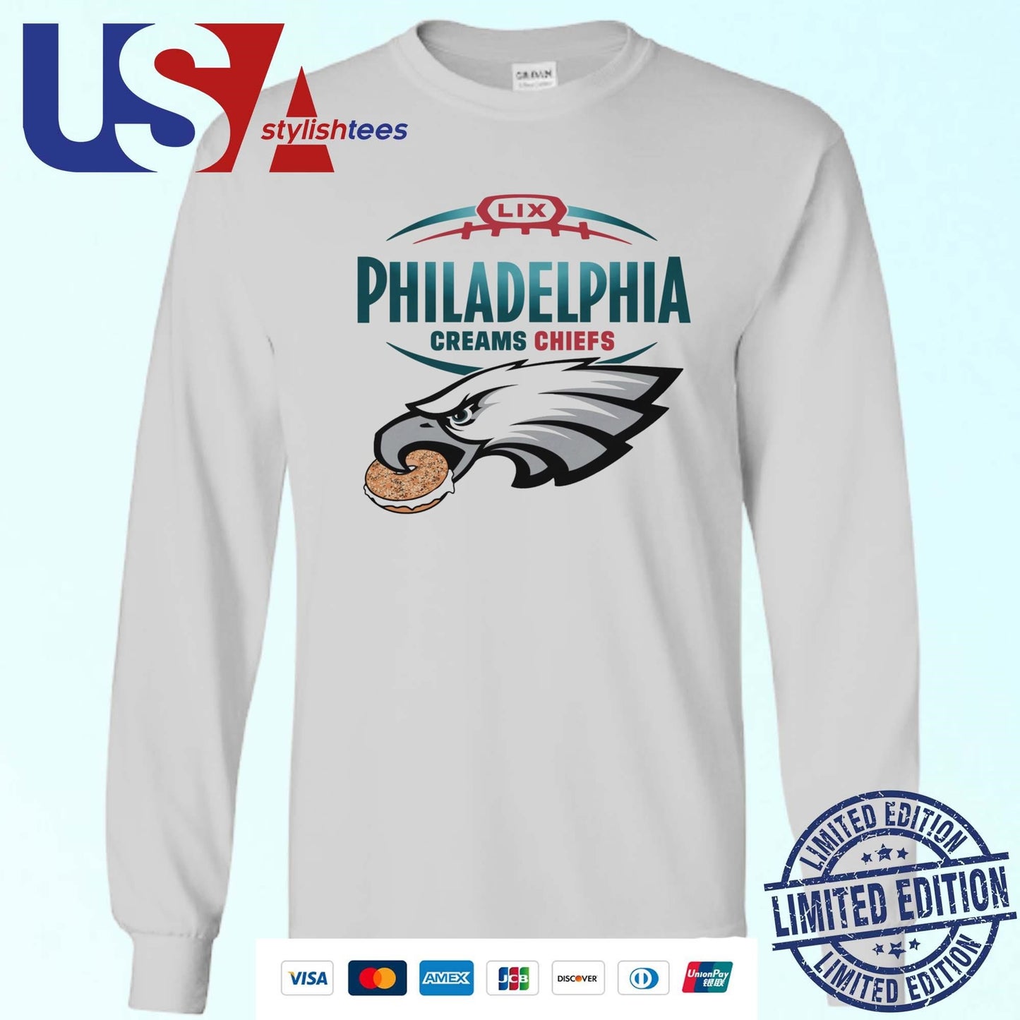 Philadelphia creams Chiefs shirt