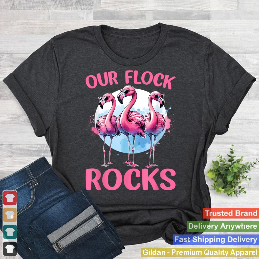 Our Flock Rocks Flamingos Lover Family Vacation Group