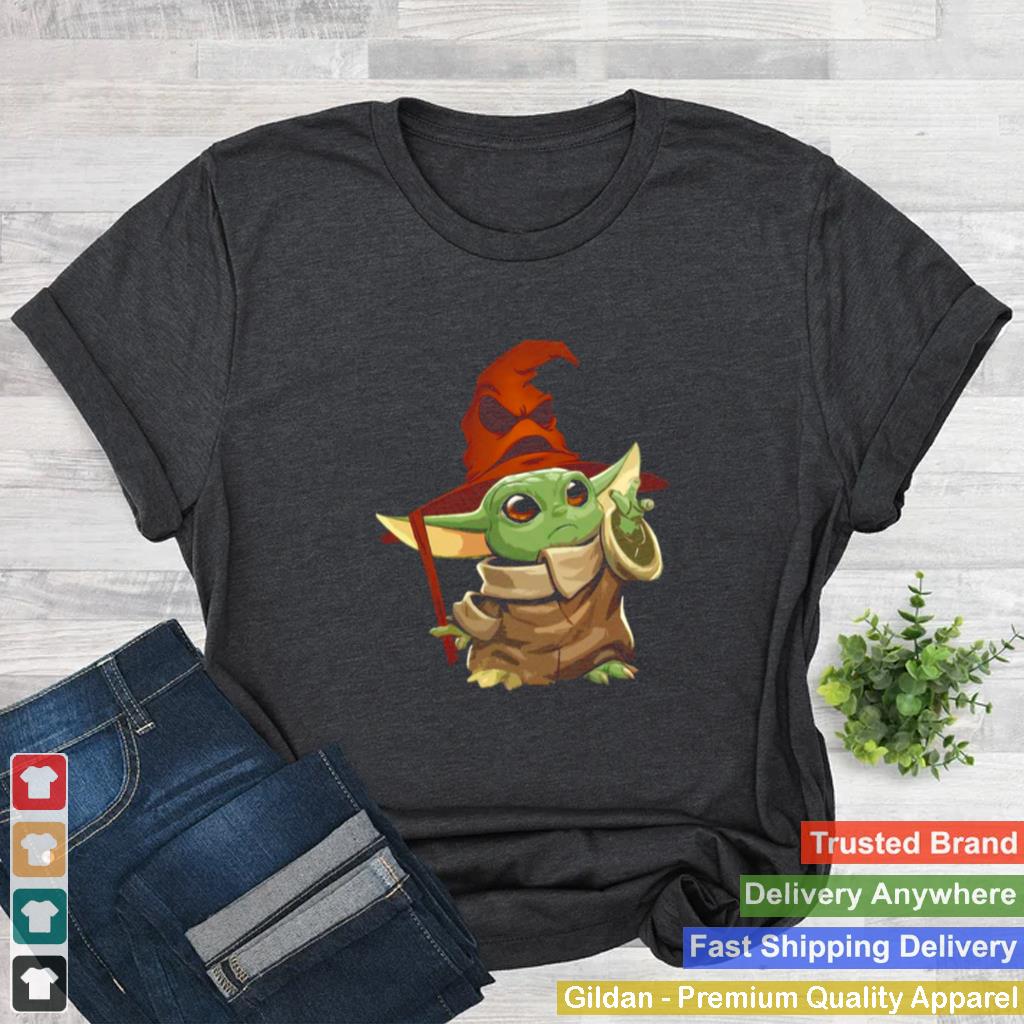 Baby Yoda Wearing Star Wars Harry Potter shirt