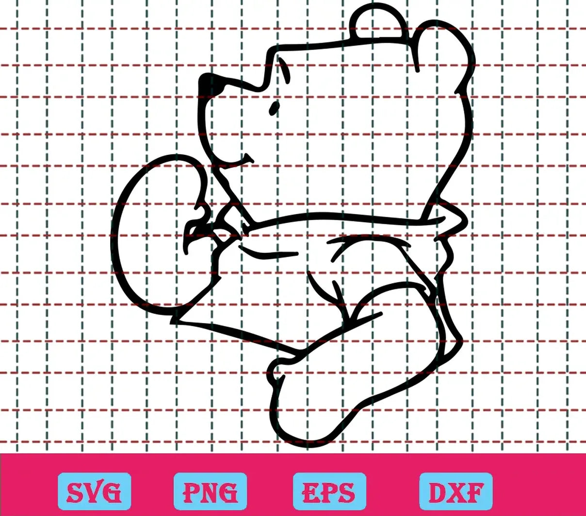 Winnie the Pooh svg. Free Disney svg, Cartoon svg