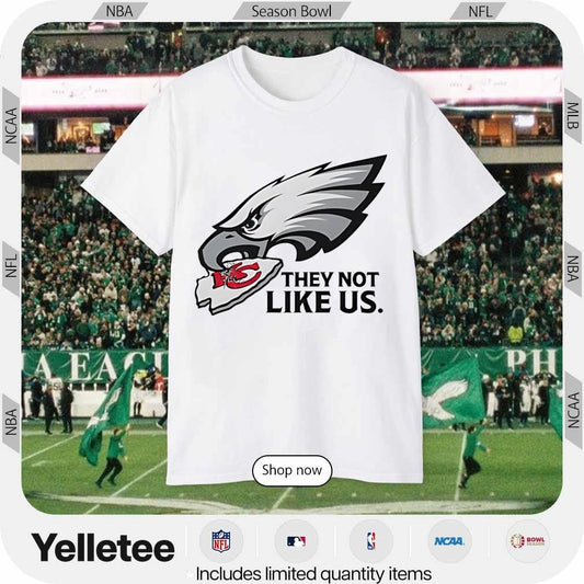 Philadelphia Eagles vs Kansas City Chiefs they not like us shirt