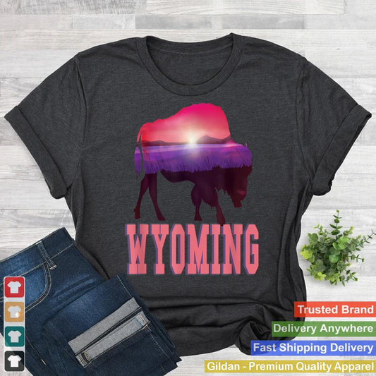 Wyoming Buffalo - Cool T-shirt