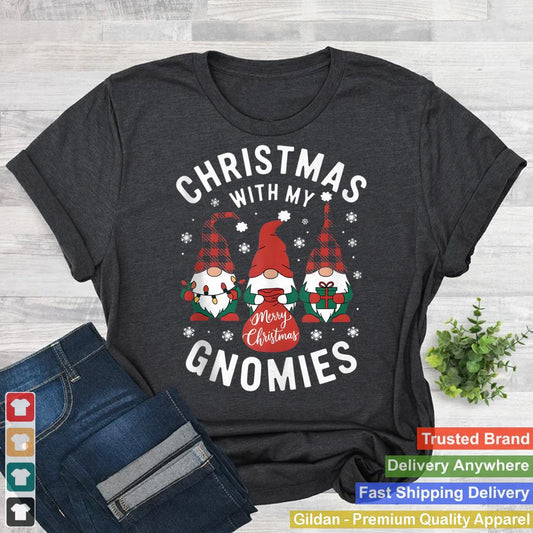 Gnome Family Christmas for Women Men - Buffalo Plaid Tank Top