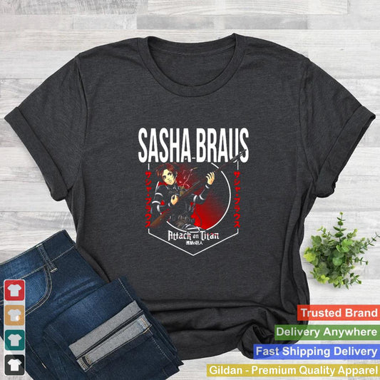 Attack On Titan Season 4 Sasha Braus Circle T shirt