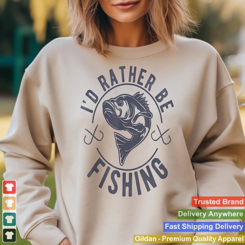 Iu2019d Rather Be Fishing, Funny Fishing Saying Graphic Novelty